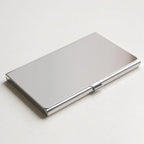 2022 New Waterproof Stainless Steel Business ID Credit Card Holder Luxury Silver Aluminium Case Cover Unisex Card Wallet