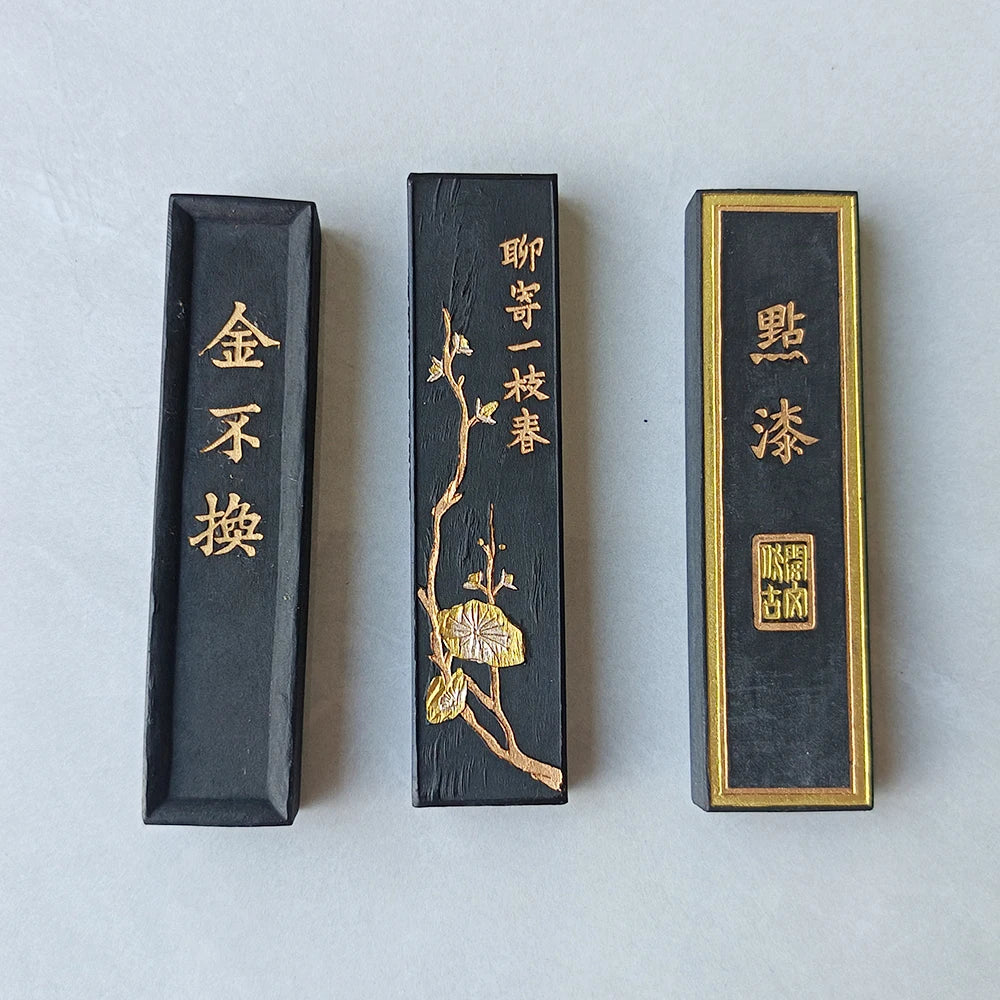6pcs/lot Chinese Calligraphy Brush Ink Sumi-E ink Painting Calligraphy Ink Stick Sumi Ink Stick Song Yan Qi Yan Hui Mo