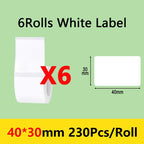 Niimbot B21/B1/B203 Mini Bluetooth Thermal Printer Anti-Oil Sticker Waterproof Adhesive Label Paper For Office Tag Labels Maker