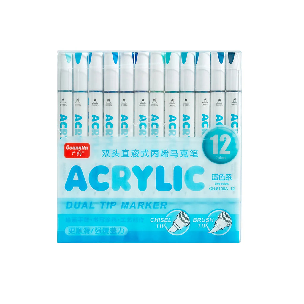 168/120/72/60/48/36/24/12pcs Dual Tips Artist Markers Set Acrylic Marker Set Ideal For School, Office Decor, And Artistic Gifts