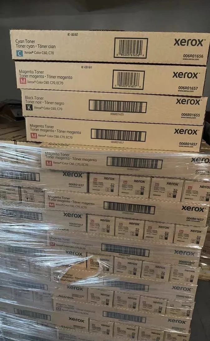 One Set Original Quality New 006R01655 006R01656 006R01657 006R01658 Toner Cartridge for Xerox Color C60 C70 Toner Kit