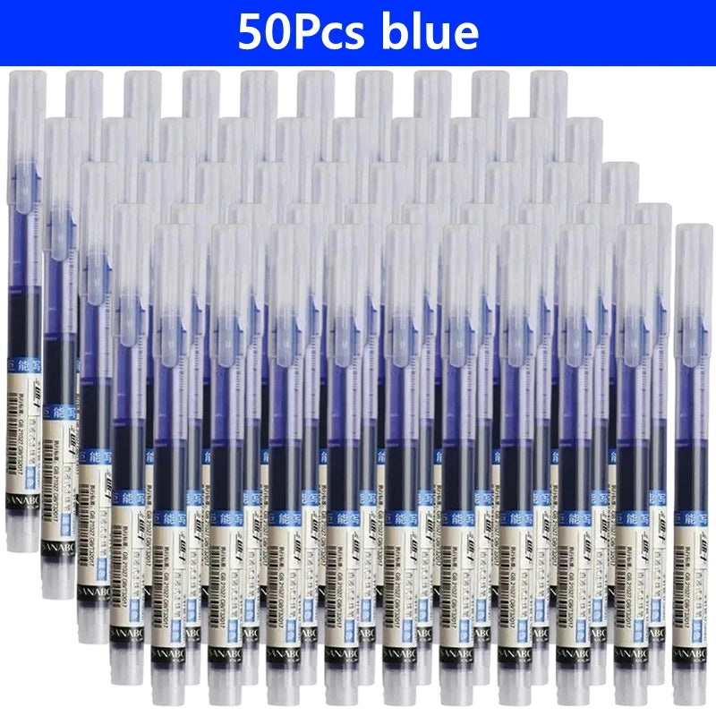 3/10/50/100PCS Color Gel Pens set,0.5mm Fine Tip Ballpoint Pen for Drawing Pens for Writing Office Accessories Back To School