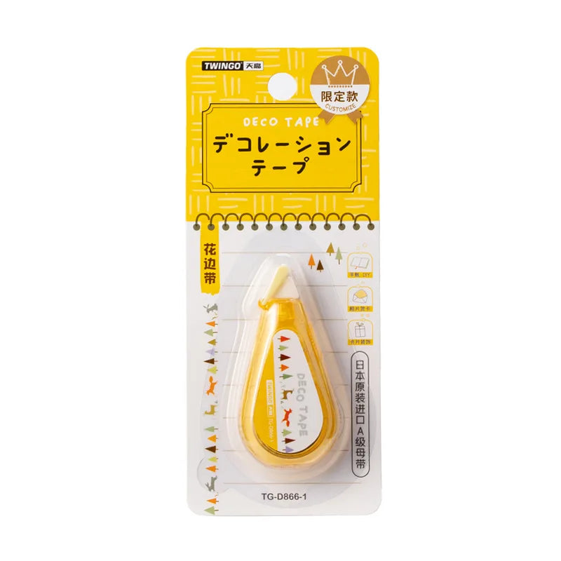New Kawaii Animals Star Heart Type Decorative Correction Tape Scrapbooking Diary Stationery School Student Supply Kit Gift