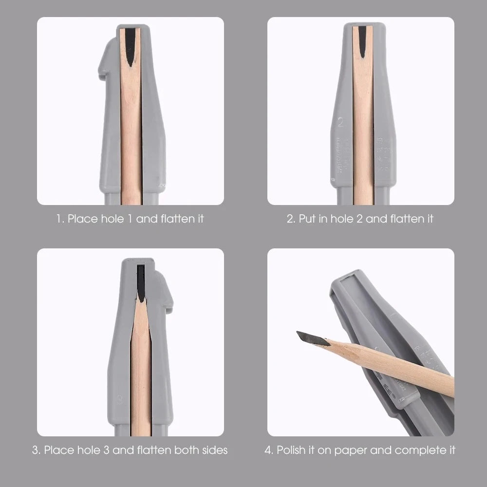 Eyebrow Pencil Sharpener 2 in 1 Duckbill-Shape Eyebrow Sharpener Auxiliary Tool Peel Off Brow Pencil for Sharpening Brow Pen Tip