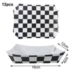 Race Car Party Plates Cup Napkins Race Track Party Supplies Racing Sports Themed Tableware for Kids Boys Birthday Home Decors
