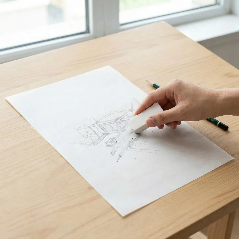 A4 Calligraphy Tracing Paper 100 Sheets Transparent Copy Paper For Hard Pen Handwriting Practice Learning Drawing Stationery