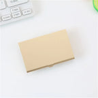 Business Aluminum Alloy Business Card Box, Portable and Portable, Credit Card Box, Colorful Metal Small Business Card Holder