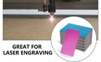10Pcs Metal Business Card Blanks for Laser Engraving 10 Colors Aluminum Sheet Engraving Blanks DIY Cards for Home 86*54*0.2mm