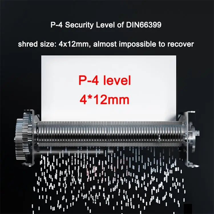 High Speed Fully Automatic Electric Paper Shredder Machine Cross Cut 4*12mm 80 Sheet Auto Feed Office COMET AF-780