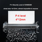 High Speed Fully Automatic Electric Paper Shredder Machine Cross Cut 4*12mm 80 Sheet Auto Feed Office COMET AF-780
