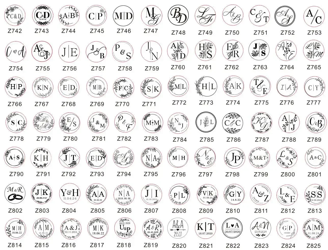 Customize Embossing Stamp Wedding Monogram Embosser Stamp,Personalized 2 initials Embosser Stamp,Wedding gift,hand held embosser