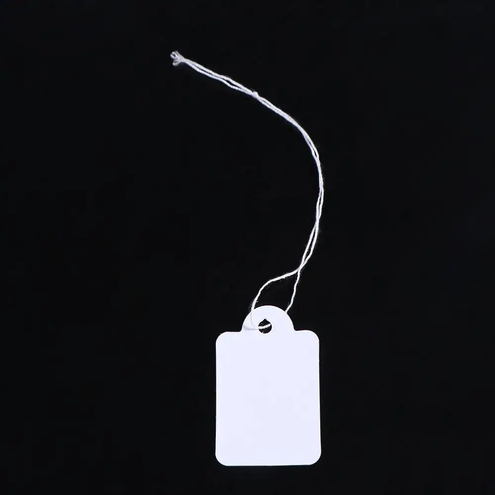 Multipurpose Hanging Price Display Cards DIY with Cotton Thread Apparel Sewing Hang Tag Price Tag Garment Tag Price Label