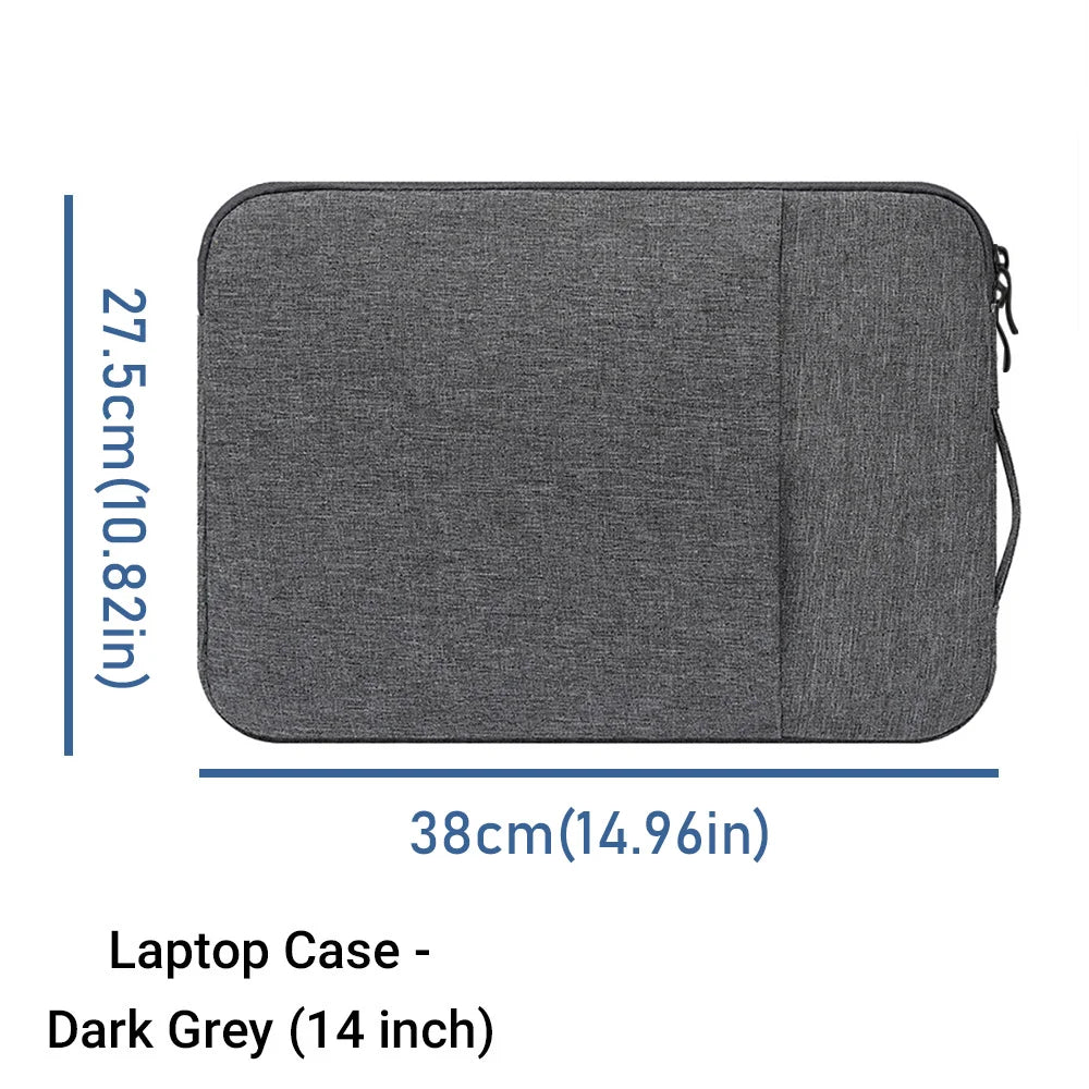 Compatible with 11 inch 14 inch 15.6 inch Waterproof Laptop Sleeve Universal protective Sleeve Case for Notebooks and Tablets Daily Use