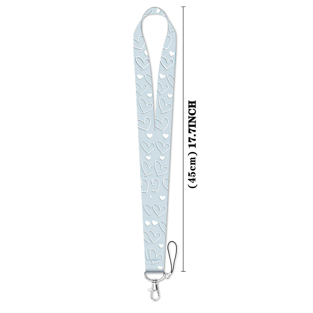Heart Credential Holder Minimalist Style Lanyards for Key Neck Strap For Card Badge Gym Keychain Keyring Accessories Gifts