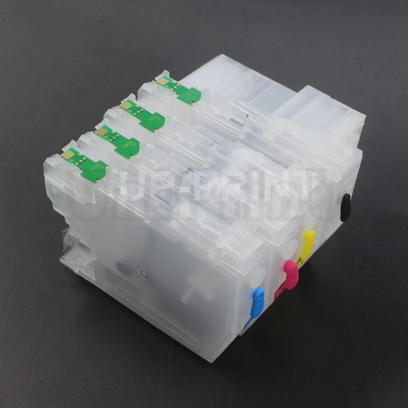 UP 1set 402XL LC402 LC402XL empty refillable Ink cartridges Compatible For Brother MFC-J5340DW J6740DW  J6540DW J6940DW