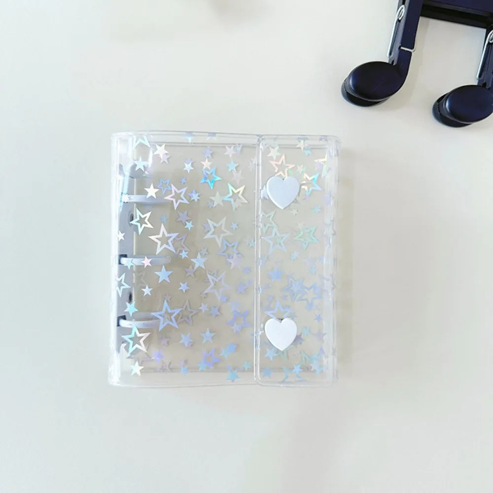 Home Decor A8 Binder Photo Album Cover 3 Holes Waterproof Kpop Photocard Holder PVC Clear Idol Card Collect Book