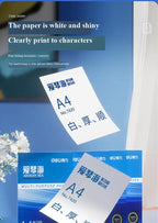 1 Pack 500 Sheets Deli A4 Multi-purpose Paper 70/80g Aegean Sea Series Copy Printing Paper 7420/7433