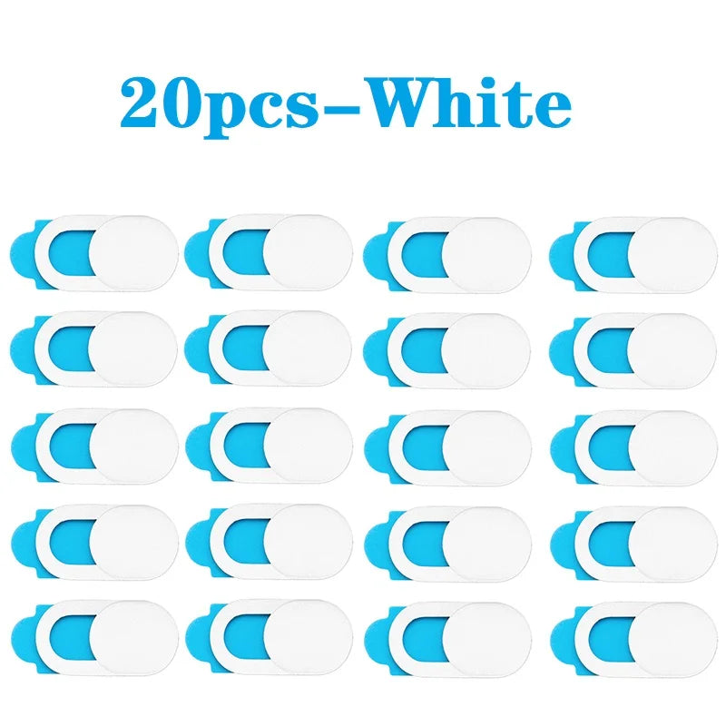 1/5/10/20PCs Ultra Thin Slide Camera Cover Webcam Privacy Shutter Slider Anti-Spy Lens Cover for Laptop Phone Tablet