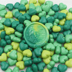 100pcs Heart-Shaped Sealing Wax Beads for Wax Seal Stamp, Great For Embellishment Of Card Envelope, Wedding Invitation