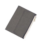 Canvas Zipper Card Holder for Travel Notebook, Canvas Storage Bag File Folder Refill Insert for Standard Journals Stationery