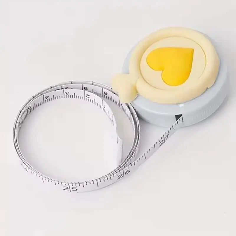 1.5M Soft Tape Measure Tailor's Tape With Snap Fasteners Body Measuring Double-sided Ruler For Needlework Sewing Tool NEW