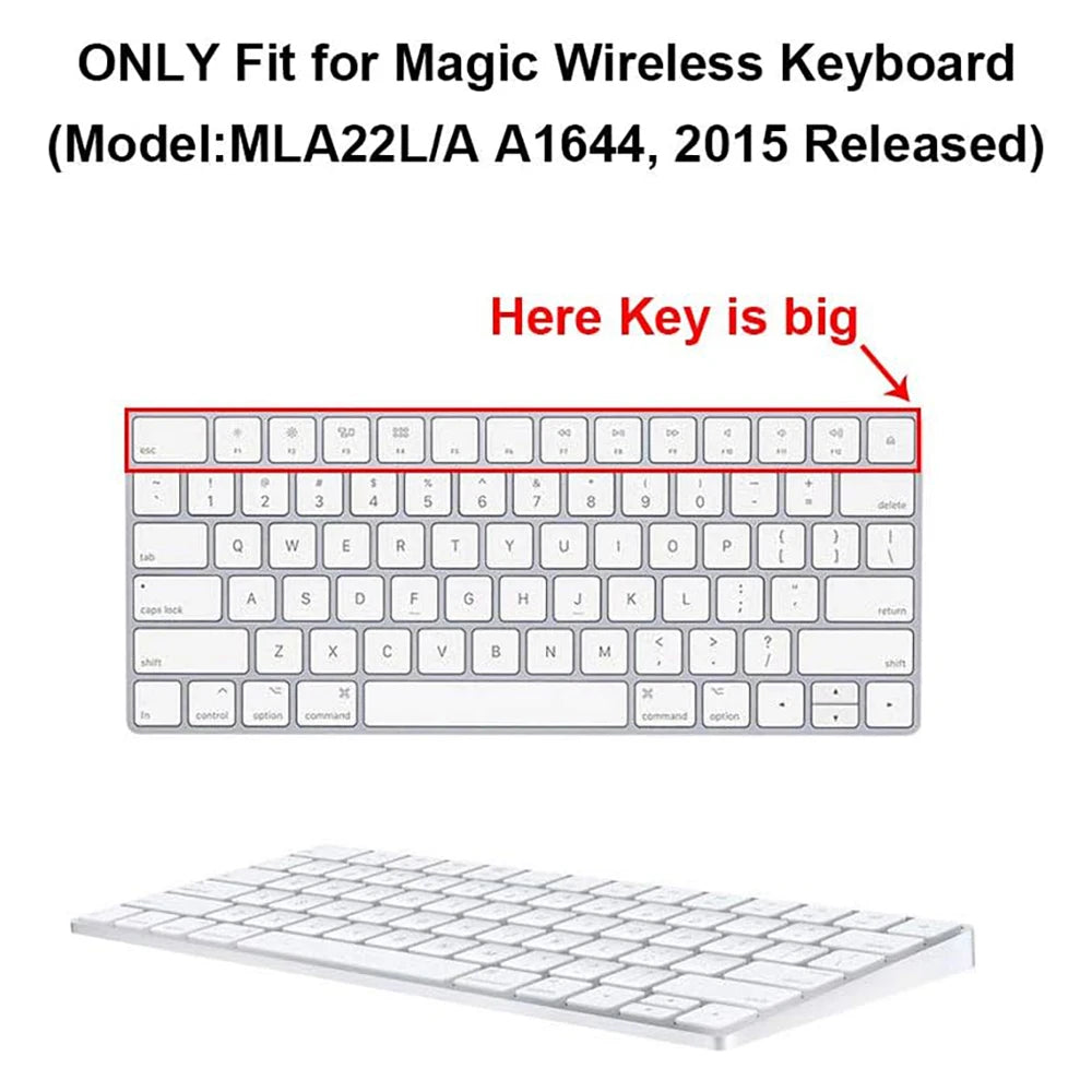 Ableton Live Avid Pro Tools Final Cut Pro X PS Hotkey Functional Keyboard Cover US Layout for Magic Keyboard A1644 MLA22B/A