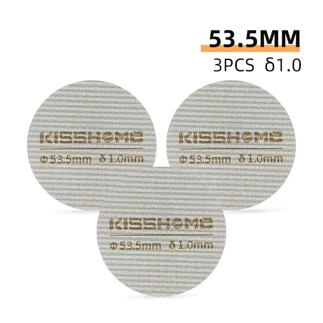 Coffee Puck Screen Reusable Heat Resistant Metal Espresso Filter Mesh For 51mm 54mm 58mm Portafilter Barista Accessories Tools