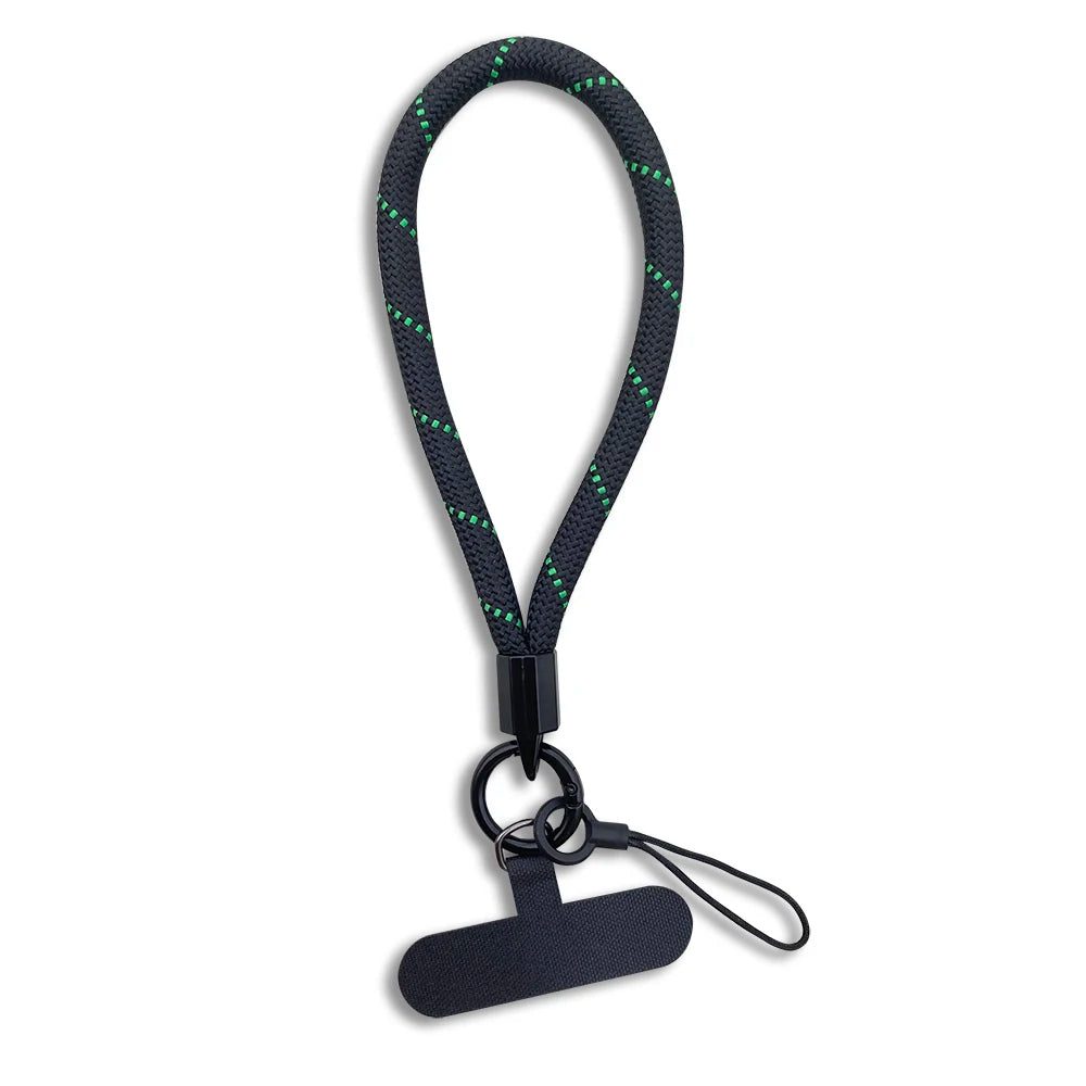 Phone Lanyard Wrist Strap Woven Phone Lanyard Creative Keychain Hanging Rope Anti-lost Security Wristband Universal Short Rope