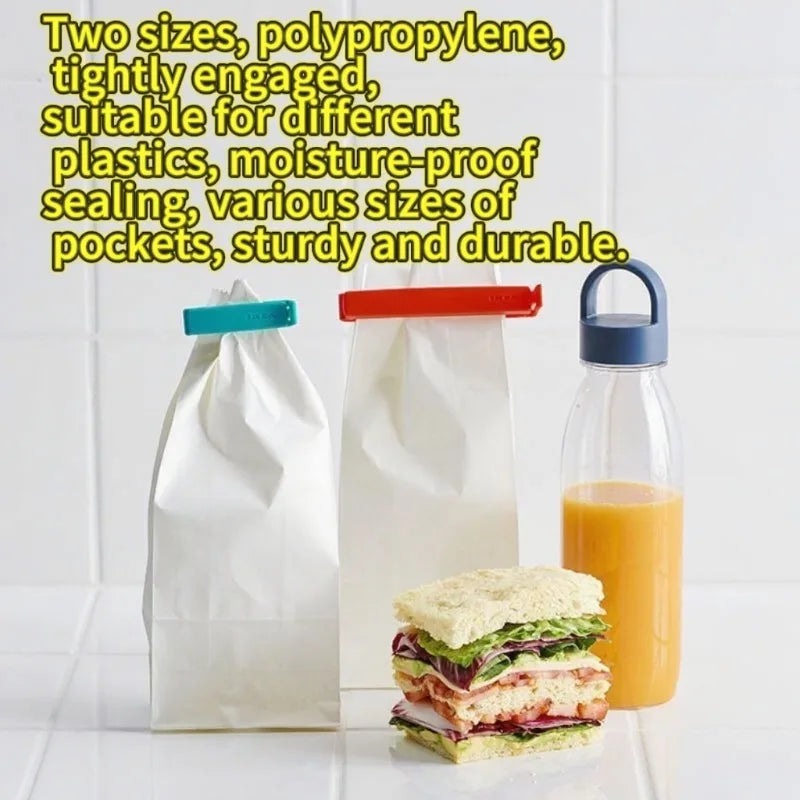 12-60Pcs Portable New Kitchen Storage Food Snack Seal Sealing Bag Clips Sealer Clamp Plastic Tool Kitchen Accessories Wholesale