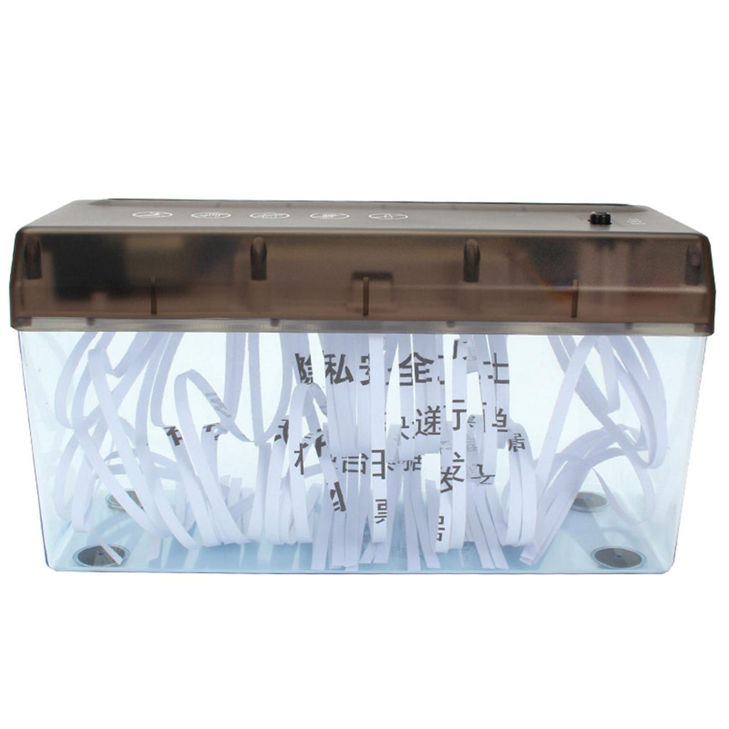 USB Paper Shredder A4 Paper Cutter Electric Mini Shredder Paper Cutting Machine for Office Home School Desktop Stationery