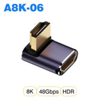 NNBILI HDMI2.1 48Gbps 8K@60Hz 4K@120Hz Ultra High-Speed Adapter Mini/Micro HDMI to HDMI Converter for PS5 X/S PC HDTV Projector