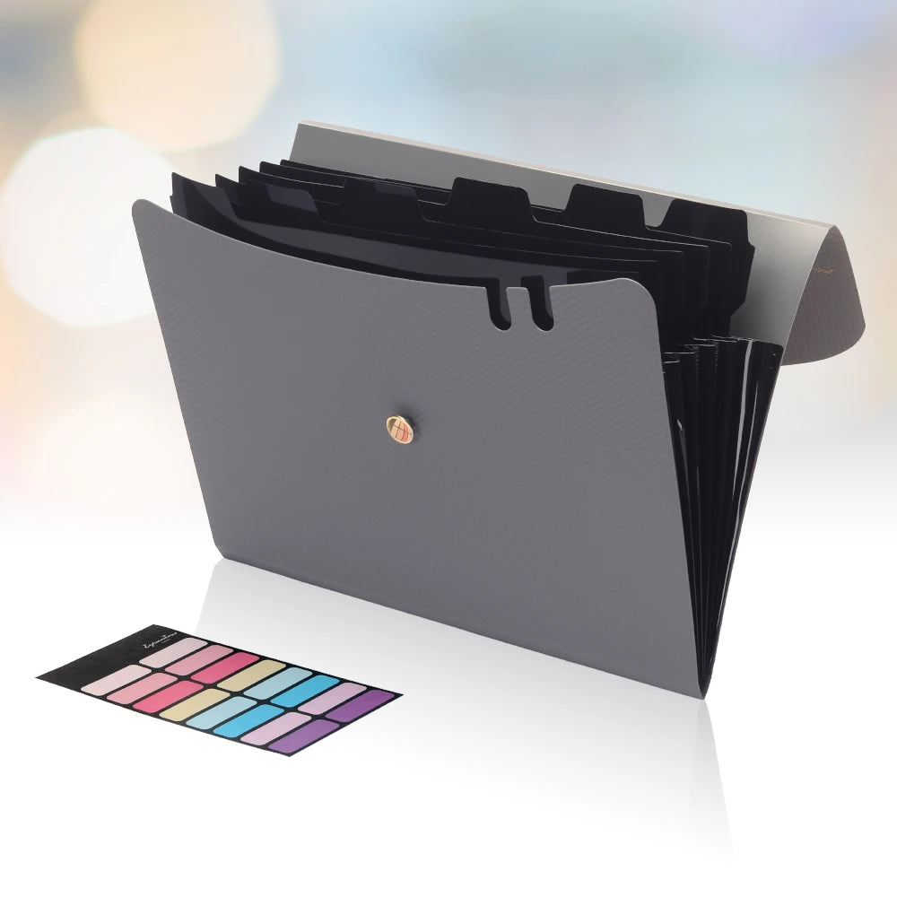 Expanding File Folders, A4 Size Accordion File Organizer, 7 Pockets Folders for Documents, for School Office Supplies