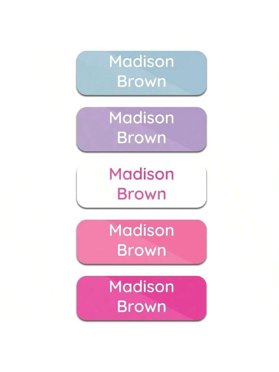 Custom Waterproof Kids' Daycare Labels (120 Pcs) - Personalized Tags for Clothes, Bottles, Backpacks & School Supplies