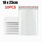 10-50Pcs Bubble Envelopes White Foam Shipping Bags Poly Bubble Mailers Pad Self Seal Packing Bags for Magazine 11cm 15cm 23cm
