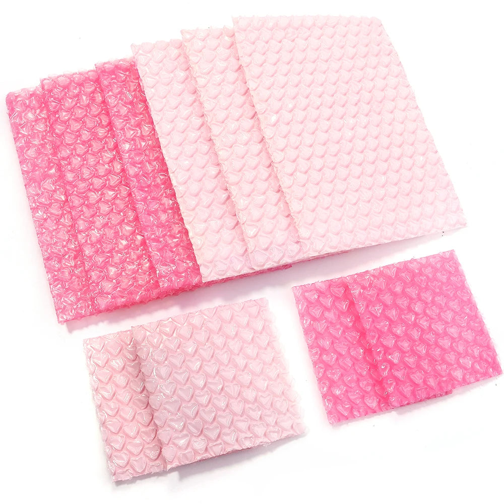 10pcs/lot Pink Thickening Bubble Mailers Items Envelopes Protect Bubble Padded Waterproof Collision Resistant Bubble Wrap Bag
