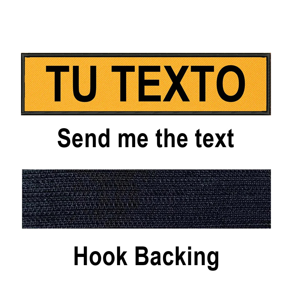 Custom Name Patch Personalized Tactical Military Patches Customized Stripes Badge Tags For Clothes Jacket Backpack Dog Collar