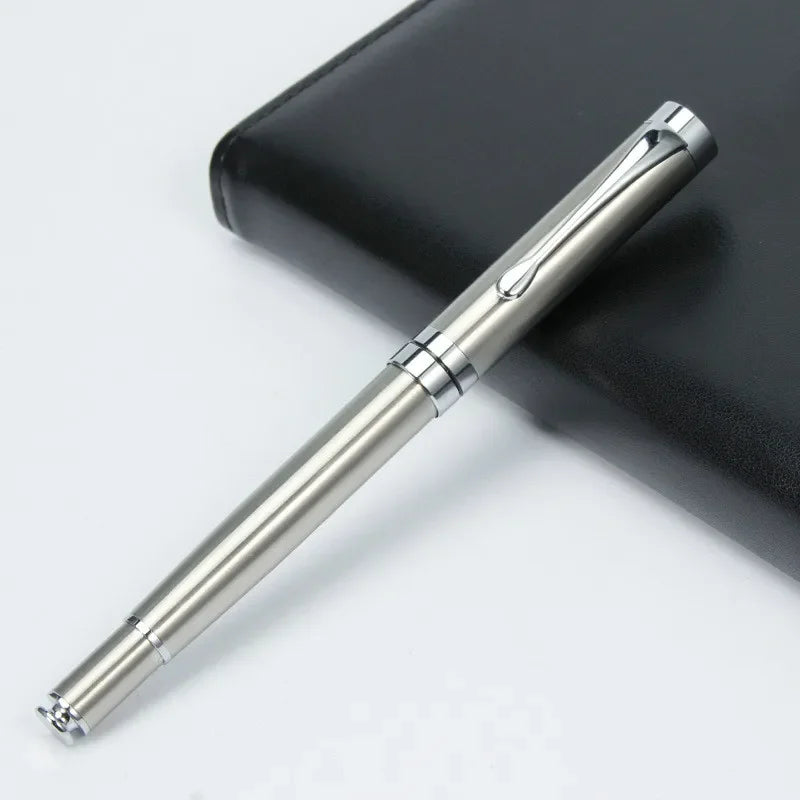 Luxury Metal Shell Business Office School Supplies Ballpoint Pens for Writing Rollerball Pen Customized Logo Name Gift
