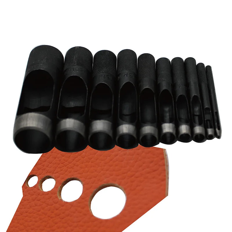 1mm 2mm 3mm 4mm 5mm 6mm 7mm 8mm 9mm 10mm 11mm 12mm 13mm 14mm 15mm 16mm 18mm 20mm 25mm Leather Hollow Hole Punch DIY
