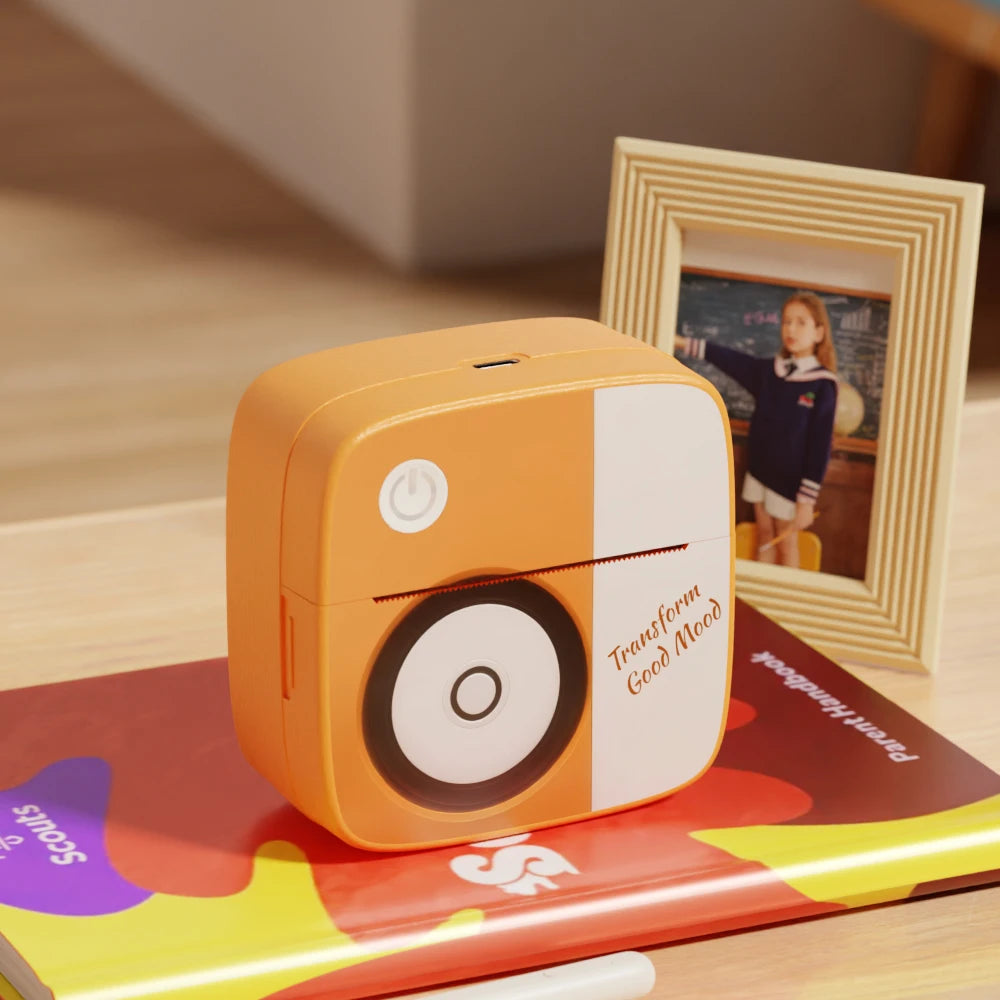 New Photo Printing Machine D2 Mini Printers Thermal Paper Stickers Paper Printer Label Sticker Printer Label Maker Printer