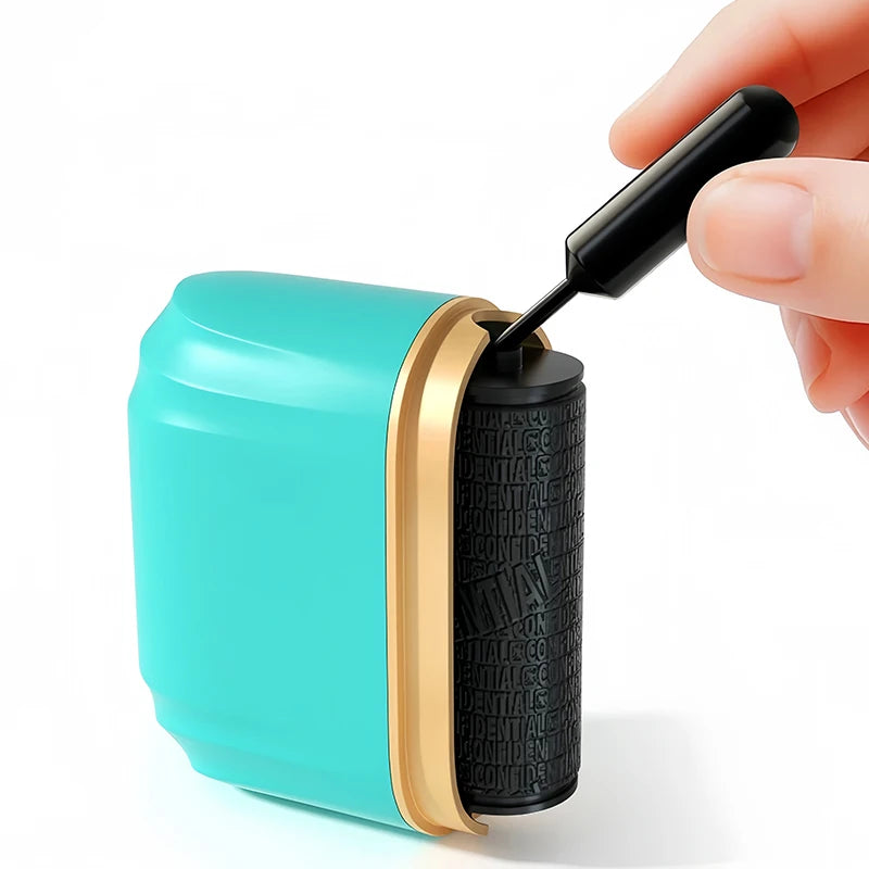 Rolling-type Stamps Identity Protection Confidential Data Garbled Characters Privacy Seal Anti-leakage Information Coverage