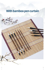 6/9/ 12/ 16 Chinese Painting Brush Beginner Calligraphy Drawing Bamboo Pen Curtain Felt Rice Paper Set Landscape Drawing Writing