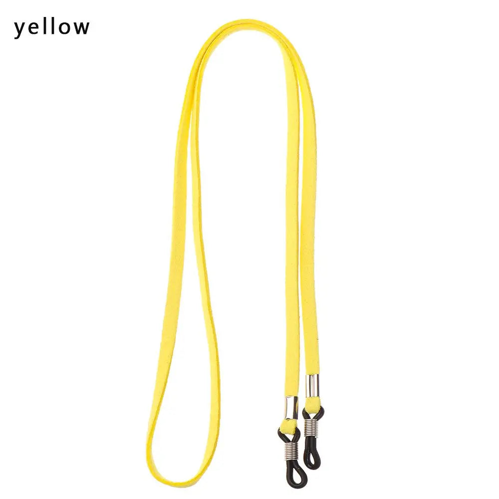 1PC Fashion New Design High Elasticity Sunglasses Lanyard Leather Strap Glasses Chain Cord Reading Glasses Strap Decoration