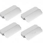 48 pcs Silver Customizable Name Cards, Self-Adhesive Backing, Business Event Badges School Classroom ID