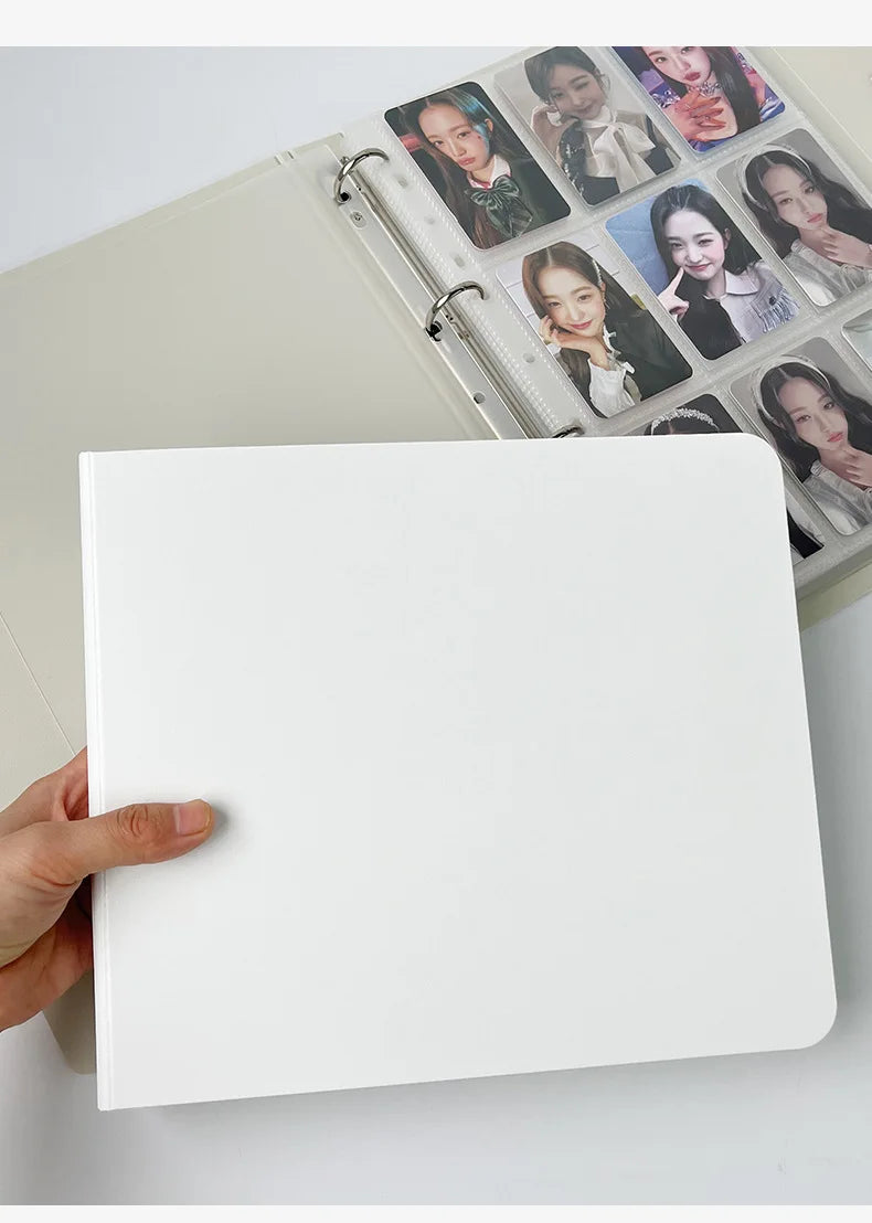 MINKYS Kawaii 5/6/9 Spaces 3 inch Kpop Photo Card Binder Large Capacity Idol Photocard Album Photocards Binder Collect Book