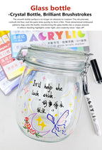 GuangNa 168/12 Colors High Gloss Acrylic Marker Pen Set,Hard Headed Drawing Pens,DIY Graffiti Paint Pen Stationery,GN.586