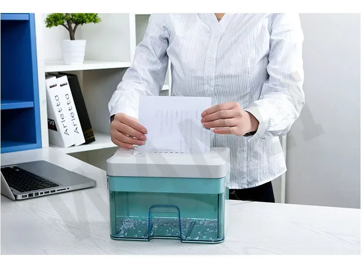 AR210 Electric File Shredder 24v/24w Small Office Household Paper Shredder Granular Electric Paper Shredder