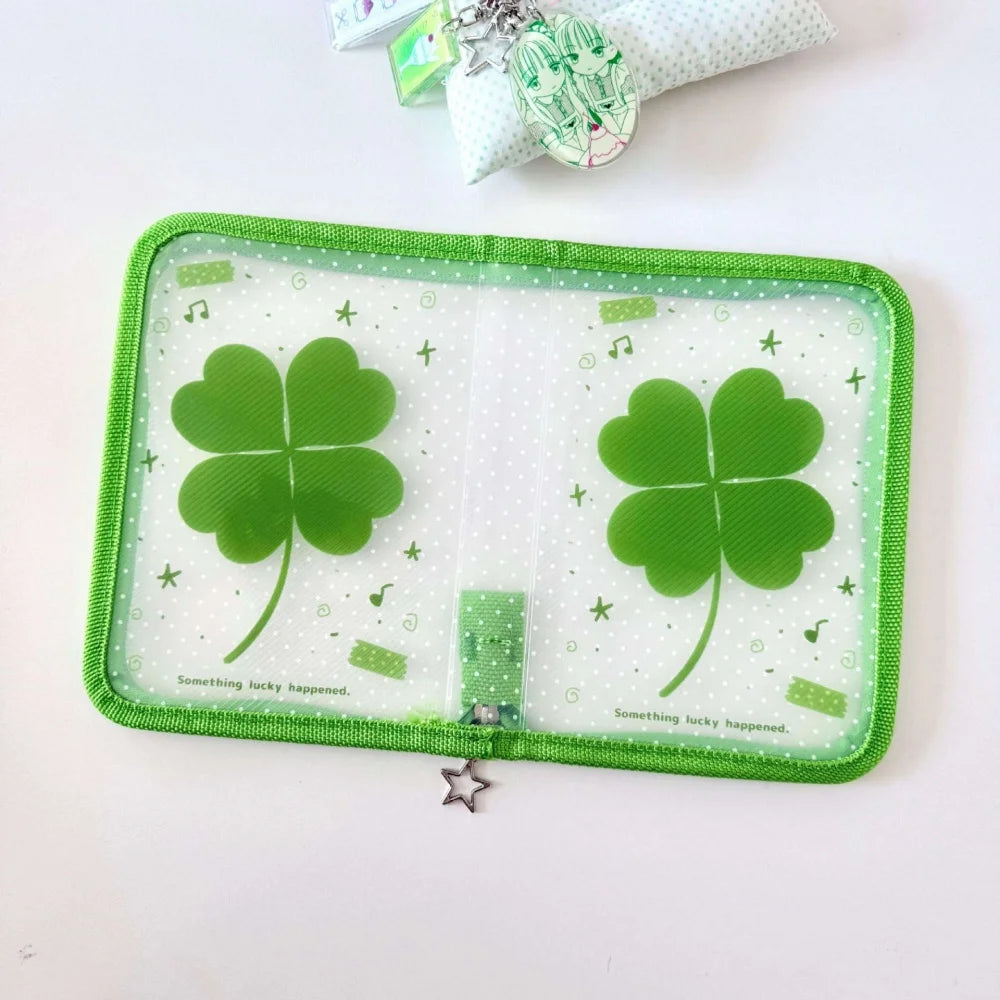 A6 Size Cute Stationery Storage Folder File PP Twill Zipper Pouch Document Bag Zip File Folder School Office Supplies