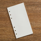 A6 40Sheets Loose Leaf Notebook Refill Spiral Binder Inner Page Grid Blank Line Diary Agenda PlannerSchool Stationery