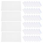 100Pcs Self Sealing White Business Envelopes Letter Size Peel and Seal Security Mailing Envelopes for Checks Invoices Personal