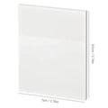 50 Sheets Transparent Sticky Notes Waterproof Message Stickers for Note Books Convenient Reporting & Signature Stickers